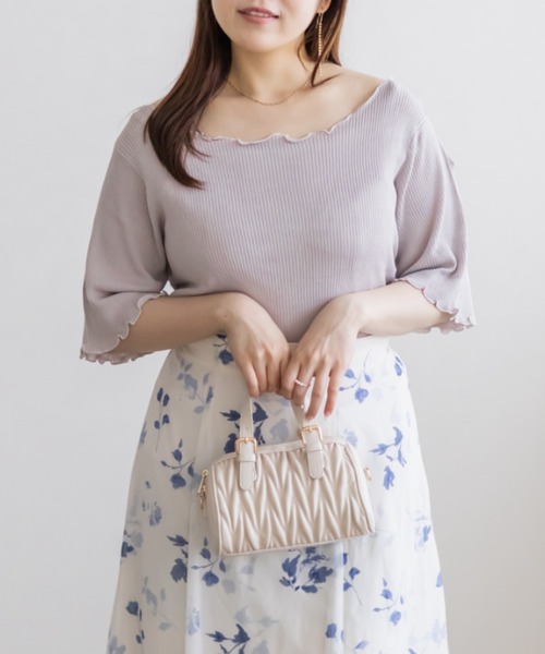 大きいサイズ レディース CLETTEオリジナル★メローリブニット 大きいサイズ レディース CLETTEオリジナル☆メローリブニット