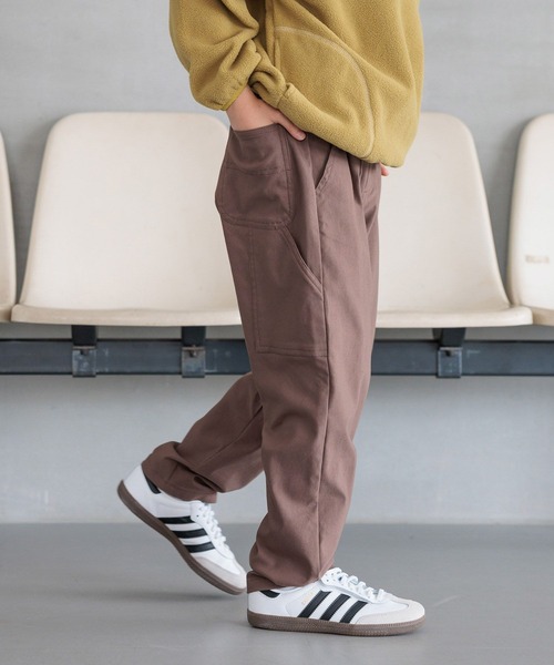BAYFLOW（ベイフロー）の「[抜群の伸縮性!]ドリームストレッチペインター(KIDS)（その他パンツ・キッズ・ブラウン/ベージュ/ネイビー/チャコール・150cm/140cm/130cm/120cm/110cm）」の3枚目の写真