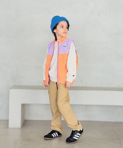 BAYFLOW（ベイフロー）の「[抜群の伸縮性!]ドリームストレッチペインター(KIDS)（その他パンツ・キッズ・ブラウン/ベージュ/ネイビー/チャコール・150cm/140cm/130cm/120cm/110cm）」の5枚目の写真