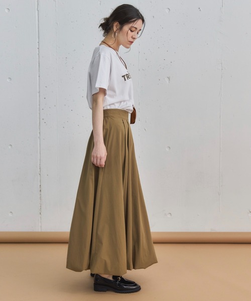 Doux archives（ドゥアルシーヴ）の「タックバルーンスカート（スカート・レディース・ブラウン/チャコールグレー/ワイン・FREE）」の22枚目の写真