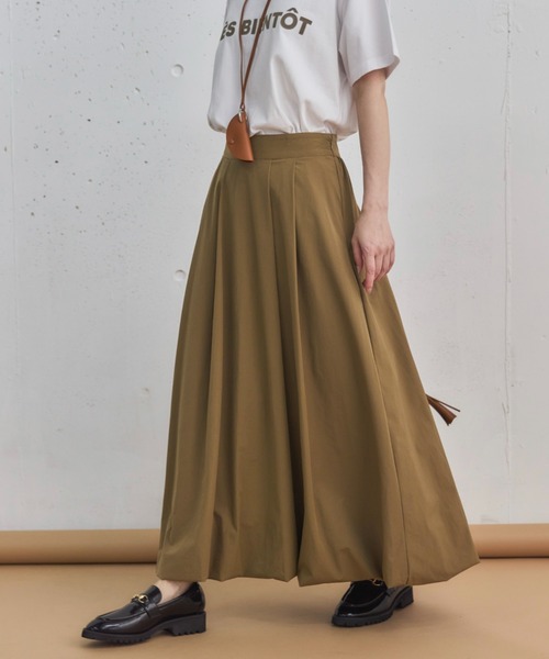 Doux archives（ドゥアルシーヴ）の「タックバルーンスカート（スカート・レディース・ブラウン/チャコールグレー/ワイン・FREE）」の16枚目の写真