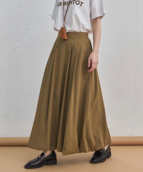 Doux archives（ドゥアルシーヴ）の「タックバルーンスカート（スカート・レディース・ブラウン/チャコールグレー/ワイン・FREE）」の15枚目の写真