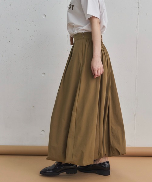 Doux archives（ドゥアルシーヴ）の「タックバルーンスカート（スカート・レディース・ブラウン/チャコールグレー/ワイン・FREE）」の14枚目の写真