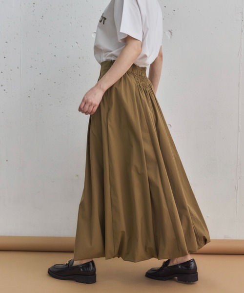 Doux archives（ドゥアルシーヴ）の「タックバルーンスカート（スカート・レディース・ブラウン/チャコールグレー/ワイン・FREE）」の13枚目の写真