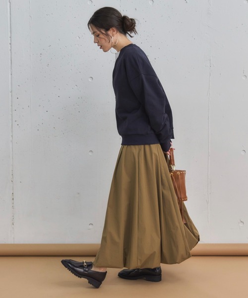 Doux archives（ドゥアルシーヴ）の「タックバルーンスカート（スカート・レディース・ブラウン/チャコールグレー/ワイン・FREE）」の6枚目の写真