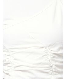 EMODA | アシンメトリーギャザーレイヤートップ(Tシャツ/カットソー)