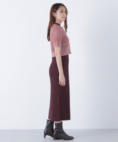 NATURAL BEAUTY BASIC（ナチュラルビューティーベーシック）の「◇フィルムラメカーデセットニットワンピース（ワンピース・レディース・ブラック系その他/グレー系その他/ブラウン系その他・MEDIUM/P/S）」の20枚目の写真