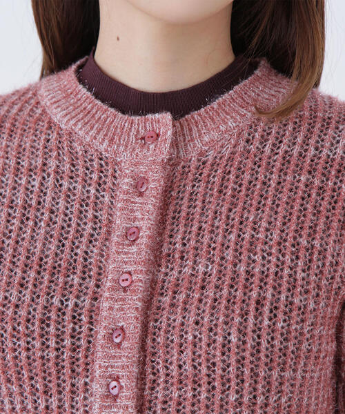 NATURAL BEAUTY BASIC（ナチュラルビューティーベーシック）の「◇フィルムラメカーデセットニットワンピース（ワンピース・レディース・ブラック系その他/グレー系その他/ブラウン系その他・MEDIUM/P/S）」の22枚目の写真