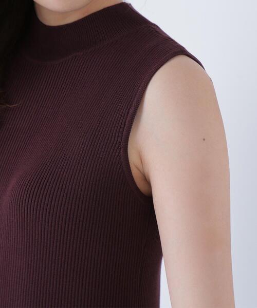 NATURAL BEAUTY BASIC（ナチュラルビューティーベーシック）の「◇フィルムラメカーデセットニットワンピース（ワンピース・レディース・ブラック系その他/グレー系その他/ブラウン系その他・MEDIUM/P/S）」の5枚目の写真