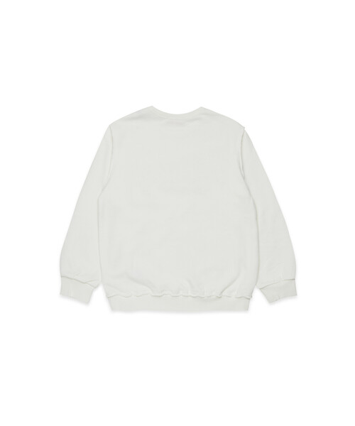 DIESEL(ディーゼル)の「キッズ プルオーバースウェット SBOXTRAW(スウェット・キッズ・オフホワイト/ブラック・10Y/12Y/14Y/4Y/16Y/8Y/6Y)」の4枚目の写真