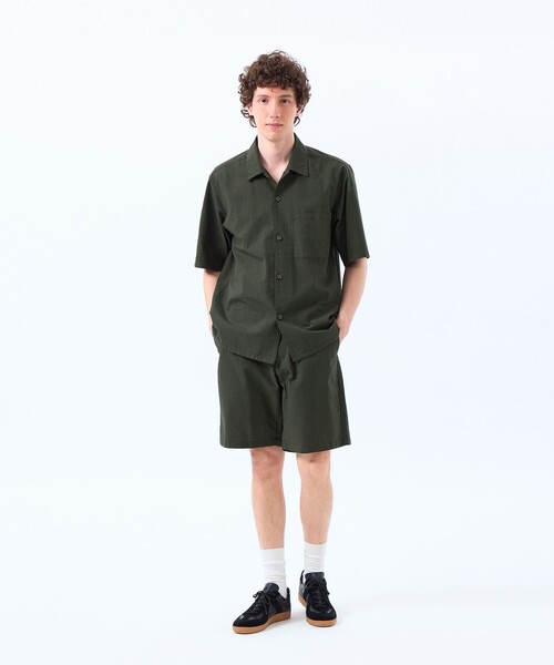 MACKINTOSH PHILOSOPHY（ﾏｯｷﾝﾄｯｼｭ ﾌｨﾛｿﾌｨｰ）の「空羽サッカーチェック イージーショーツ（その他パンツ・メンズ・グリーン系その他7/ダークネイビー・40/38/42）」の11枚目の写真