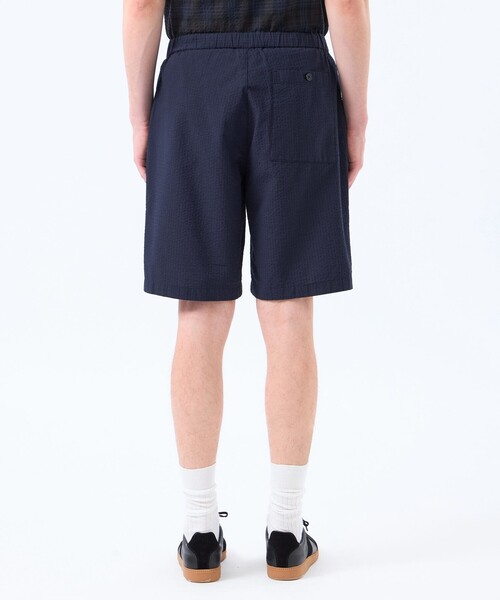 MACKINTOSH PHILOSOPHY（ﾏｯｷﾝﾄｯｼｭ ﾌｨﾛｿﾌｨｰ）の「空羽サッカーチェック イージーショーツ（その他パンツ・メンズ・グリーン系その他7/ダークネイビー・40/38/42）」の8枚目の写真