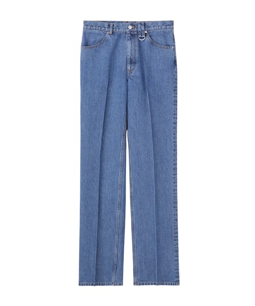 JOHN LAWRENCE SULLIVAN(ジョンローレンスサリバン)の「WASHED DENIM SEAM TUCKED PANTS(デニムパンツ・メンズ・ブラック/インディゴブルー・44/48/46)」の2枚目の写真