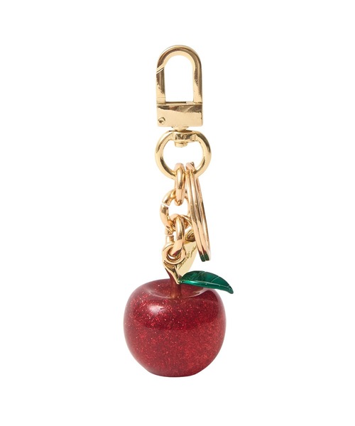 メメルコルク筒型キーホルダーリンゴチャーム COACH りんご キーホルダー チャーム Apple COACH® | Apple Bag Charm
