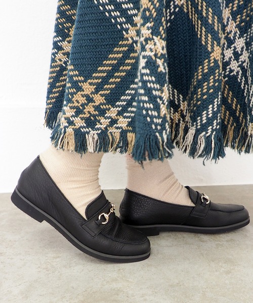 ENあしながおじさん（エンアシナガオジサン）の「防水｜ビットローファー　5360615（ローファー・レディース・クリアブラック/ボルドー/ブラック・23cm/22.5cm/24.5cm/24cm/23.5cm）」の10枚目の写真