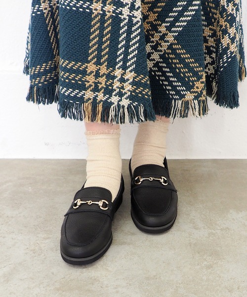 ENあしながおじさん（エンアシナガオジサン）の「防水｜ビットローファー　5360615（ローファー・レディース・クリアブラック/ボルドー/ブラック・23cm/22.5cm/24.5cm/24cm/23.5cm）」の11枚目の写真