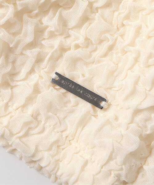 apres les cours(アプレレクール)の「バックリボンペプラムセットアップ_アプレレクールマシェリ(セットアップ・キッズ・アイボリー・80/90/100/110/130/120/140)」の9枚目の写真