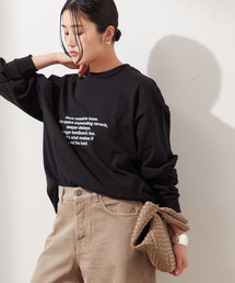 ジャーナルスタンダードレサージュDUB プリント 長袖Tシャツ コットン100% journal standard L'essage｜ジャーナルスタンダードレサージュ