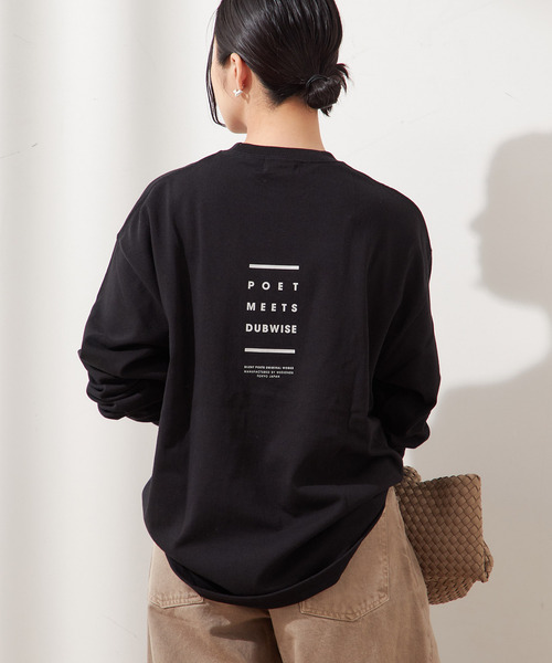 journal standard L'essage（ジャーナルスタンダードレサージュ）の「【金子綾さん着用】PMD MORE MASSIVE BASS LOOSE FITロングスリーブT（Tシャツ/カットソー・レディース・ブラック系その他/ホワイト・FREE）」の7枚目の写真