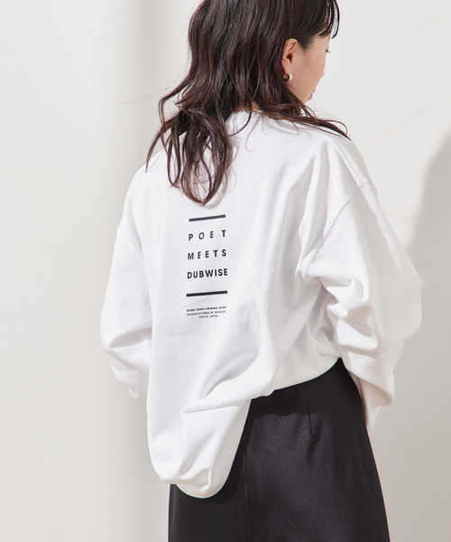 journal standard L'essage（ジャーナルスタンダードレサージュ）の「【金子綾さん着用】PMD MORE MASSIVE BASS LOOSE FITロングスリーブT（Tシャツ/カットソー・レディース・ブラック系その他/ホワイト・FREE）」の11枚目の写真