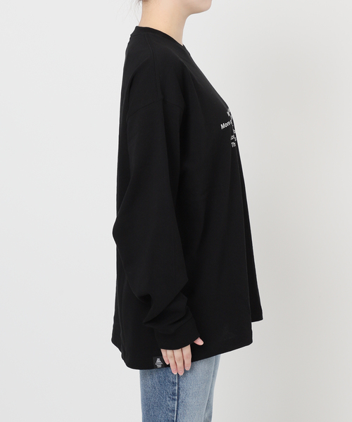 journal standard L'essage（ジャーナルスタンダードレサージュ）の「【金子綾さん着用】PMD MORE MASSIVE BASS LOOSE FITロングスリーブT（Tシャツ/カットソー・レディース・ブラック系その他/ホワイト・FREE）」の16枚目の写真