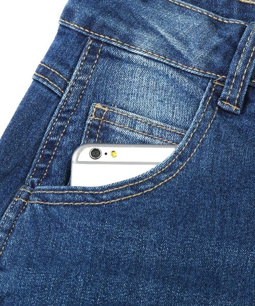 LUXSTYLE(ラグスタイル)の「ワイドペインターストレッチデニムパンツ(デニムパンツ・メンズ・インディゴブルー/ブルー・M/L/XL)」の20枚目の写真