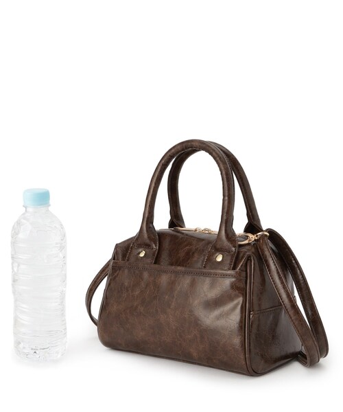 grove（グローブ）の「ワイドハンドル2WAYボストンバッグ（ボストンバッグ・レディース・ブラック/ボルドー/ライトベージュ/ブラウン系その他・00）」の14枚目の写真