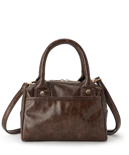 grove（グローブ）の「ワイドハンドル2WAYボストンバッグ（ボストンバッグ・レディース・ブラック/ボルドー/ライトベージュ/ブラウン系その他・00）」の18枚目の写真