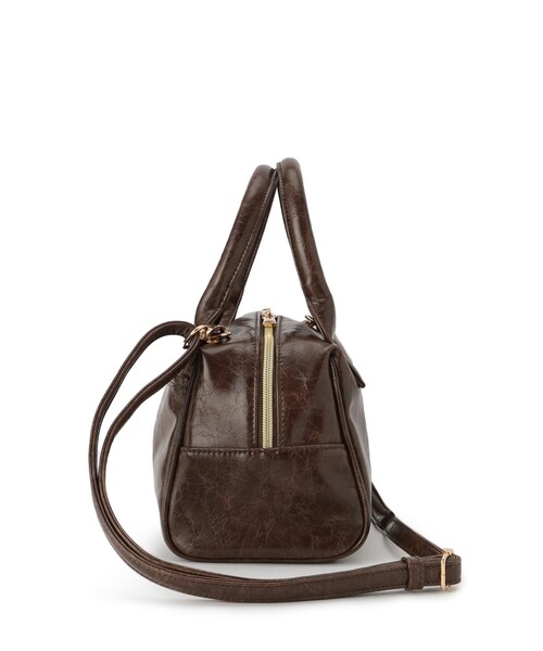 grove（グローブ）の「ワイドハンドル2WAYボストンバッグ（ボストンバッグ・レディース・ブラック/ボルドー/ライトベージュ/ブラウン系その他・00）」の19枚目の写真