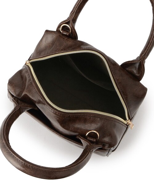 grove（グローブ）の「ワイドハンドル2WAYボストンバッグ（ボストンバッグ・レディース・ブラック/ボルドー/ライトベージュ/ブラウン系その他・00）」の22枚目の写真