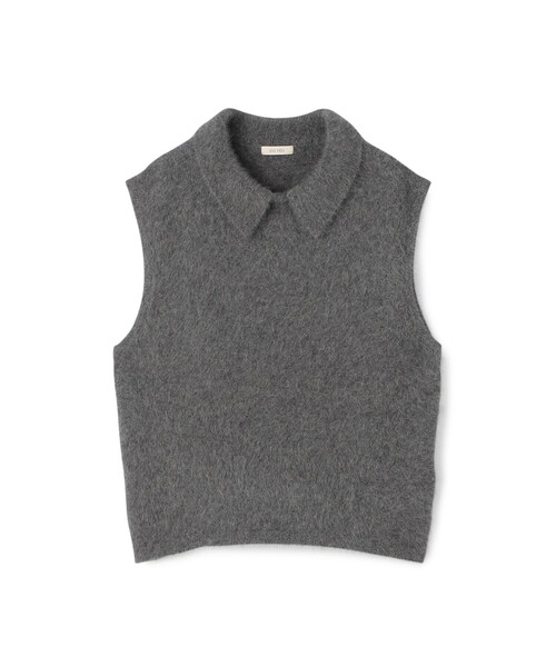 DES PRES（デ・プレ）の「フォックスカシミヤ スリーブレスプルオーバー（ニット/セーター・レディース・ホワイト系その他/ブラック系その他/グレー・FREE）」の3枚目の写真
