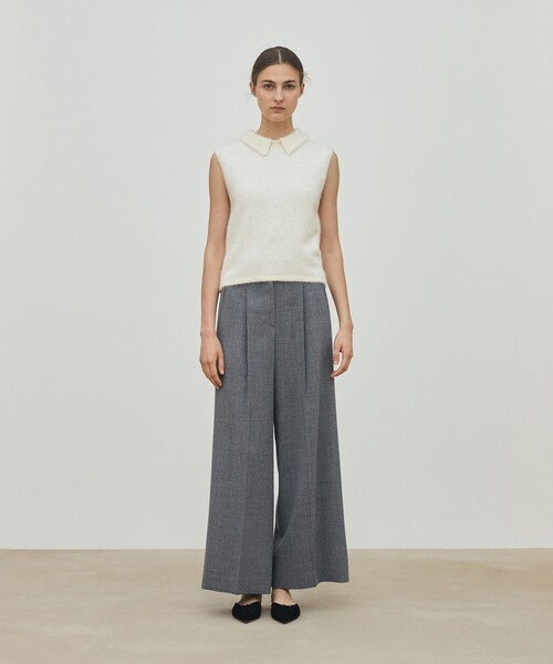 DES PRES（デ・プレ）の「フォックスカシミヤ スリーブレスプルオーバー（ニット/セーター・レディース・ホワイト系その他/ブラック系その他/グレー・FREE）」の8枚目の写真