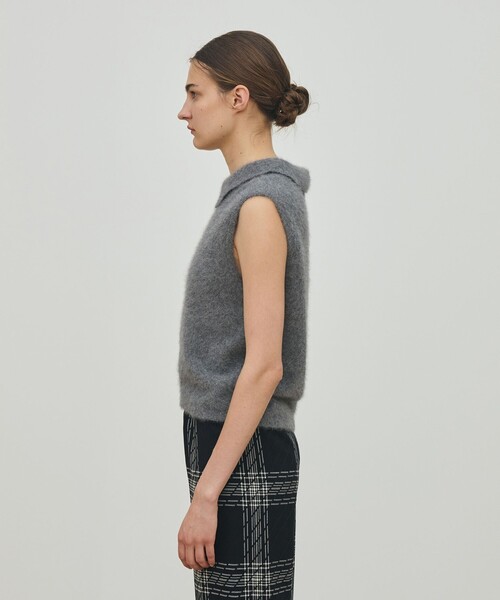 DES PRES（デ・プレ）の「フォックスカシミヤ スリーブレスプルオーバー（ニット/セーター・レディース・ホワイト系その他/ブラック系その他/グレー・FREE）」の12枚目の写真