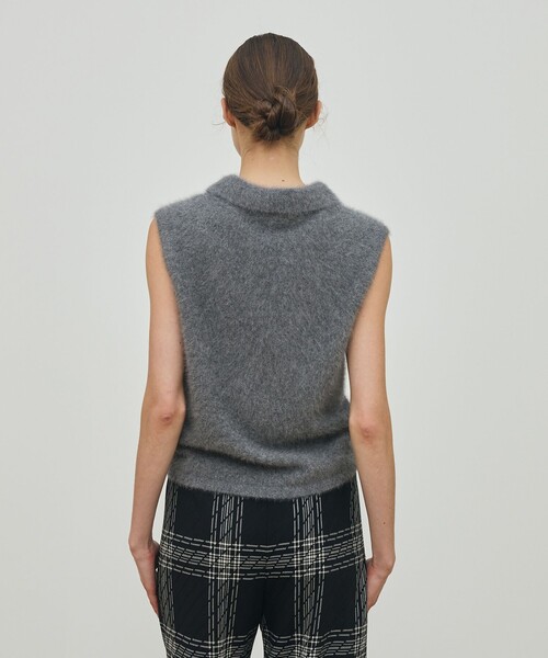 DES PRES（デ・プレ）の「フォックスカシミヤ スリーブレスプルオーバー（ニット/セーター・レディース・ホワイト系その他/ブラック系その他/グレー・FREE）」の13枚目の写真