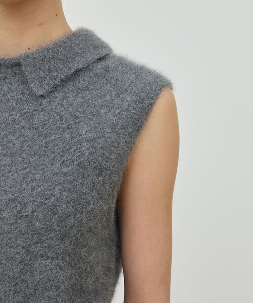 DES PRES（デ・プレ）の「フォックスカシミヤ スリーブレスプルオーバー（ニット/セーター・レディース・ホワイト系その他/ブラック系その他/グレー・FREE）」の15枚目の写真