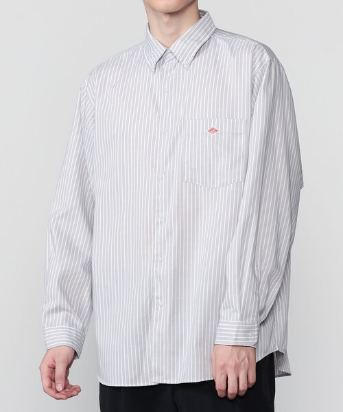 DANTON | プランサー ボタンダウンシャツ STRIPE MEN（シャツ/ブラウス