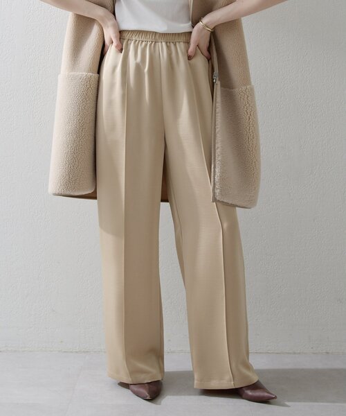 THE PAUSE（ザ ポーズ）の「【THE PAUSE】サテンピンタックパンツ（その他パンツ・レディース・ベージュ/サックスブルー・FREE）」の20枚目の写真