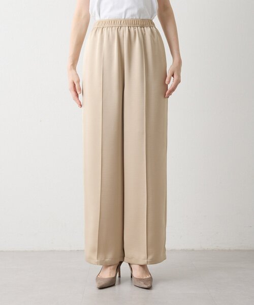 THE PAUSE（ザ ポーズ）の「【THE PAUSE】サテンピンタックパンツ（その他パンツ・レディース・ベージュ/サックスブルー・FREE）」の22枚目の写真