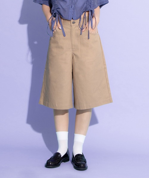 PUNYUS（プニュズ）の「スケーターハーフパンツ（その他パンツ・レディース・ベージュ/レッド/ブラック・1/2/3/4）」の6枚目の写真