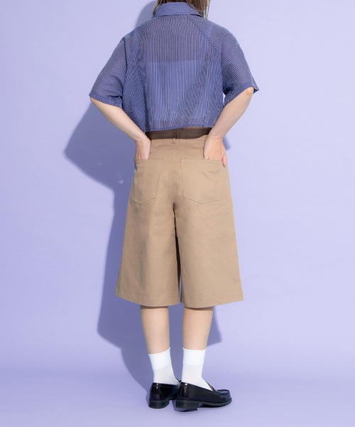 PUNYUS（プニュズ）の「スケーターハーフパンツ（その他パンツ・レディース・ベージュ/レッド/ブラック・1/2/3/4）」の8枚目の写真