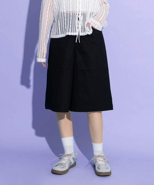 PUNYUS（プニュズ）の「スケーターハーフパンツ（その他パンツ・レディース・ベージュ/レッド/ブラック・1/2/3/4）」の14枚目の写真