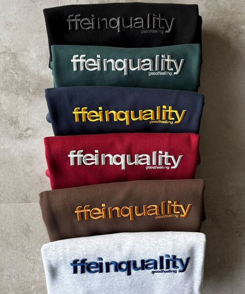 FFEIN（フェイン）の「【FFEIN（フェイン）】ヘビーウエイトセンターデカロゴ3D刺繍スウェット / スウェット トレーナー 刺繍 裏起毛 クルーネック ワンポイント（スウェット・メンズ・ネイビー/ワイン/ブラック/グリーン/ブラウン/アッシュグレー・LARGE/MEDIUM/SMALL）」の11枚目の写真