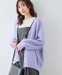 ROPE' PICNIC | 【新色追加】スフレニットシリーズ 変形メタルボタンミドル丈カーディガン/イージーケア・リンクコーデ(カーディガン/ボレロ)