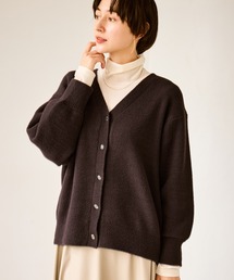 ROPE' PICNIC | ふわふわミドル丈カーディガン(変形メタルボタン)/イージーケア・リンクコーデ(カーディガン/ボレロ)