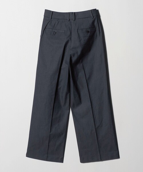 green label relaxing（グリーンレーベルリラクシング）の「［size SHORT/TALLあり］キチントボトムス カバー ワイド パンツ シャンブレー（スラックス・レディース・その他1・SHORT/36/TALL/38/40）」の11枚目の写真
