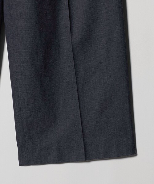 green label relaxing（グリーンレーベルリラクシング）の「［size SHORT/TALLあり］キチントボトムス カバー ワイド パンツ シャンブレー（スラックス・レディース・その他1・SHORT/36/TALL/38/40）」の16枚目の写真