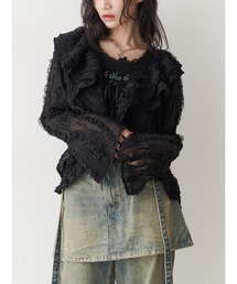 jouetie | ラッフルフリルレースブラウス(シャツ/ブラウス)