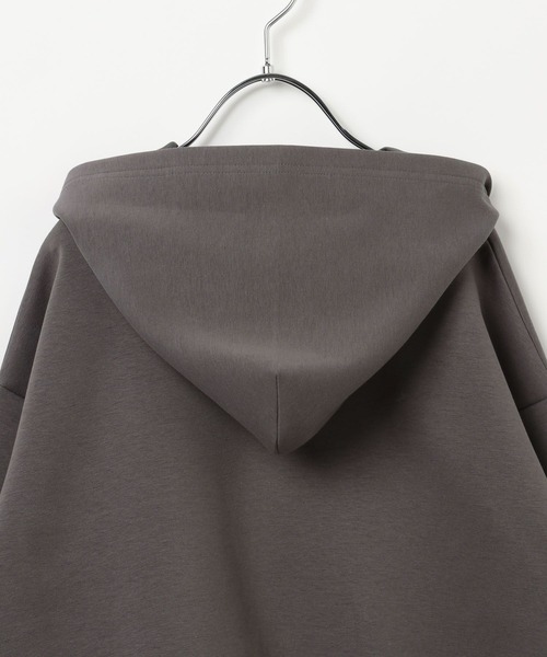 GLOBAL WORK（グローバルワーク）の「ダンボールショートZIPパーカー/587892（パーカー・キッズ・チャコールグレー/アイボリー・130cm/140cm/150cm/160cm）」の11枚目の写真