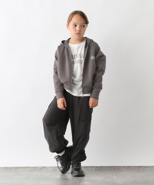 ダンボールショートZIPパーカー/587892（パーカー）｜GLOBAL WORK