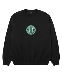 ハフ　HUF ワンポイント刺繍　スウェット　ハーフボタン　ロゴ刺繍　ユニセックス m41355105664_1.jpg?1717685971